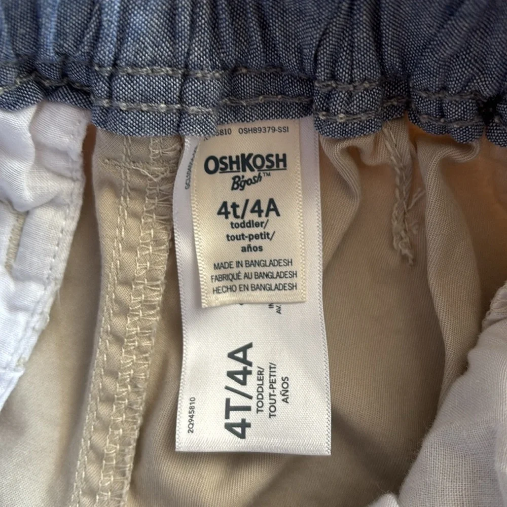 4T OshKosh B’Gosh Khaki Pants